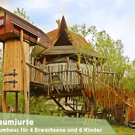 Baumhaushotel - Geheime Welt Von Turisede - Kulturinsel Einsiedel 캠프장 Zentendorf